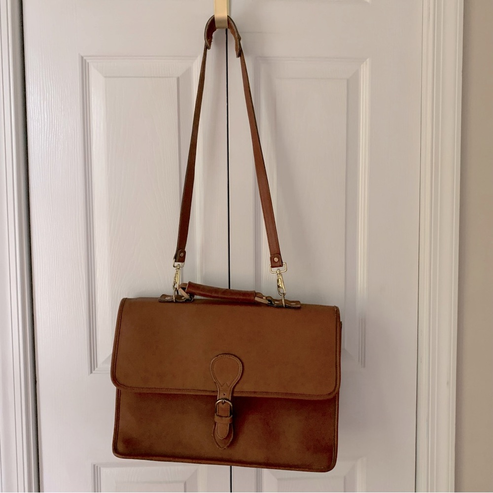 Gabbriele Leather Messenger Bag Made in USA